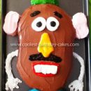 Homemade Mr. Potato Head Birthday Cake