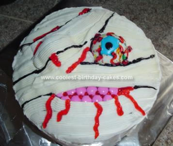 Homemade Mummy Birthday Cake