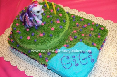 Homemade My Little Pony Cake