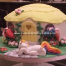 Homemade My Little Pony House Cake