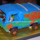 Homemade Mystery Machine Birthday Cake