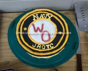 Navy JROTC Emblem Cake