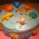 Homemade Nemo and Friends Cake