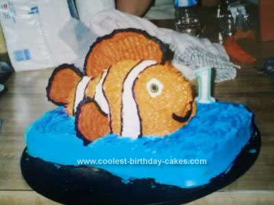 Homemade Nemo Cake