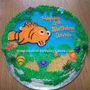 Homemade Nemo Under the Sea Birthday Cake