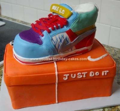 Homemade Nike Just Do It Cake