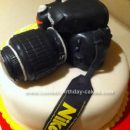Homemade Nikon Camera Cake