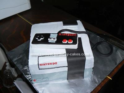 Homemade Nintendo Cake