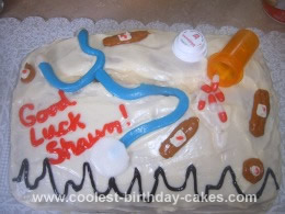 Homemade Nurse Cake Design