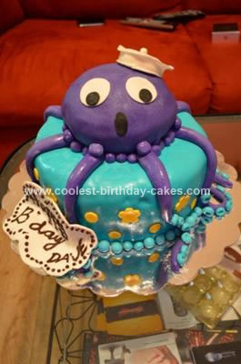Homemade Octopus Cake