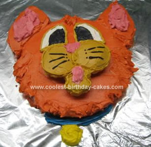 Homemade Oliver Cat Cake