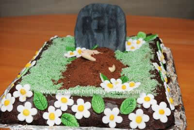 Homemade One Foot in the Grave Cake