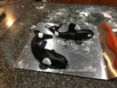 Homemade Orca Cake