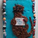 Homemade Otter Birthday Cake