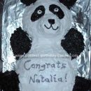 Homemade Panda Bear Cake
