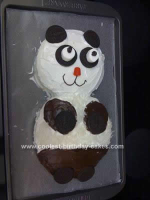 Homemade Panda Cake Design