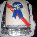 Homemade PBR Beer Can Cake