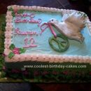 Homemade Peace Birthday Cake