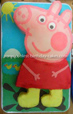 Coolest Peppa Pig 2nd Birthday Cake