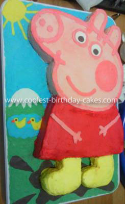 Coolest Peppa Pig 2nd Birthday Cake