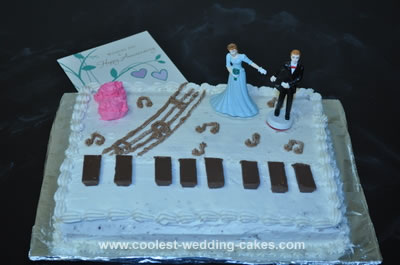 Piano Anniversary Cake