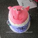 Homemade Pig Face Cake