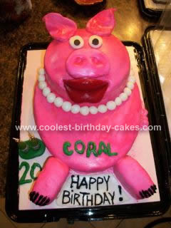 Homemade Pig Lovers Cake