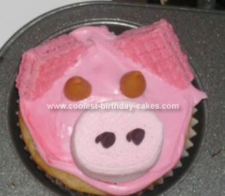 Homemade Piggy Cupcakes