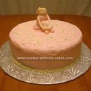 Homemade Pink Ballerina Cake