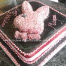 Homemade  Pink Playboy Cake Design