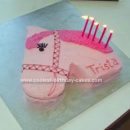 Homemade  Pink Pony Horse Cake