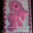 Homemade Pinkie Pie Pony Cake