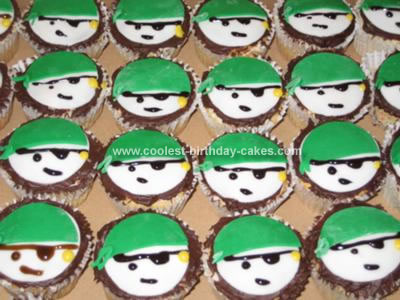 Homemade Pirate Cupcakes