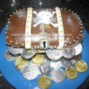 Homemade Pirate Treasure Chest Cake