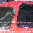 Homemade PlayStation 2 Cake