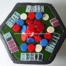 Homemade Poker Table Cake