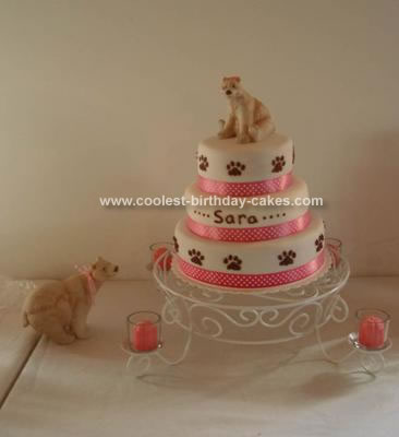 Homemade  Polar Bear Baby Shower Cake