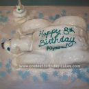 Homemade Polar Bear Cake
