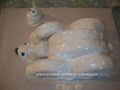 Homemade Polar Bear Cake