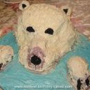 Homemade  Polar Bear Cake