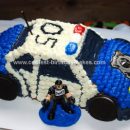 Homemade Police SWAT Car Birthday Cake