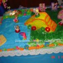 Homemade Polly Pocket Birthday Cake