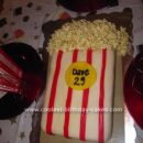 Homemade Popcorn Birthday Cake Idea
