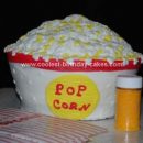 Homemade Popcorn Bucket Birthday Cake