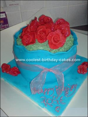 Pot of Roses Cake