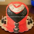 Homemade Power Ranger Birthday Cake