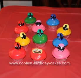 Homemade Power Rangers Birthday Cake