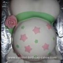 Homemade Pregnant Belly Cake