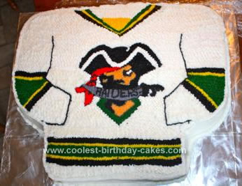 Homemade  Prince Albert Raider Hockey Cake