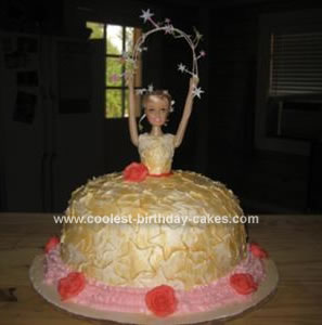 Twinkle Twinkle Little Star Princess Barbie Birthday Cake